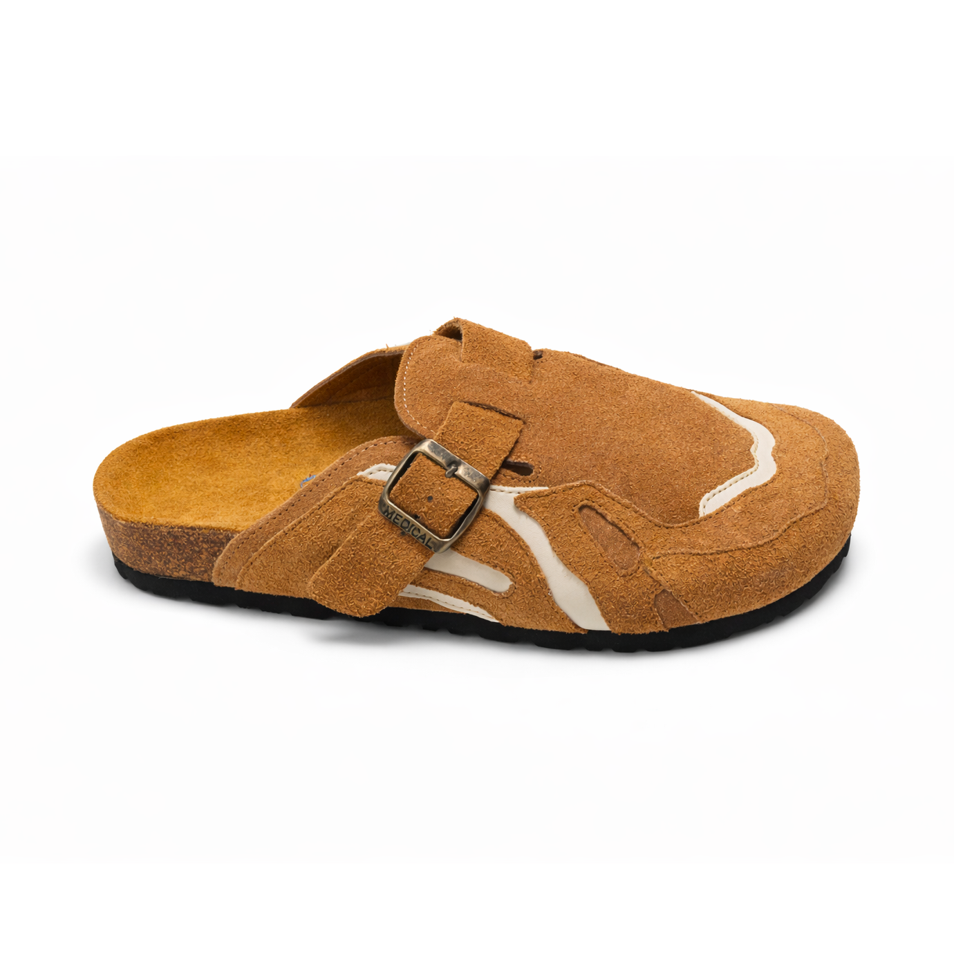 Pellevio Sabot en suède Beige